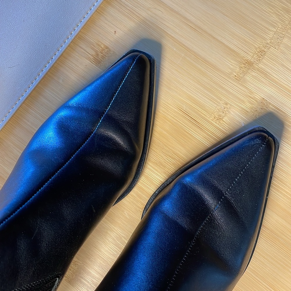 Rag And Bone Black Pointed Toe Booties - image 3